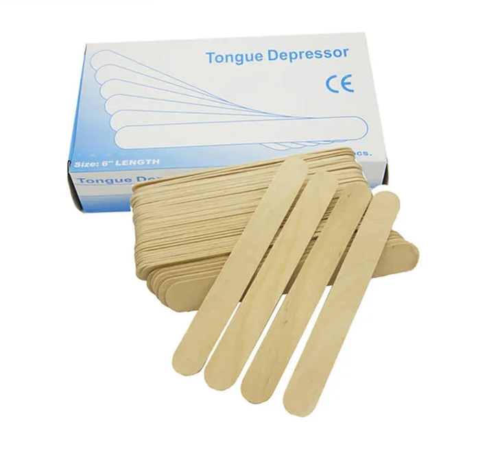 Disposable Tongue Depressors (Pack of 100)